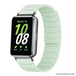 Dây Đeo Đồng Hồ Silicon Có Dây Đeo Từ Tính Có Thể Điều Chỉnh Dành Cho Samsung Galaxy Fit 3 Vòng Đeo Tay Thông Minh Tương Thích Với Samsung Galaxy