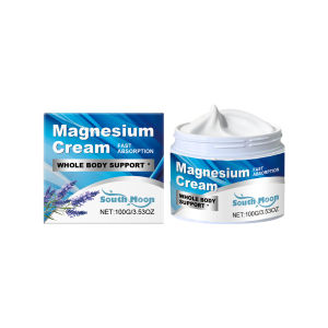 South Moon Magnesium Cream Muscle Pain For Neuropathy Relaxing Body Relieve Mood Refresh Moisturizing Reduce Swelling Soothing Health Cream Relieve Muscle Body Pain Smoothes&Softens Skin For Better Sleep Quality Relax Anxiety(100g)