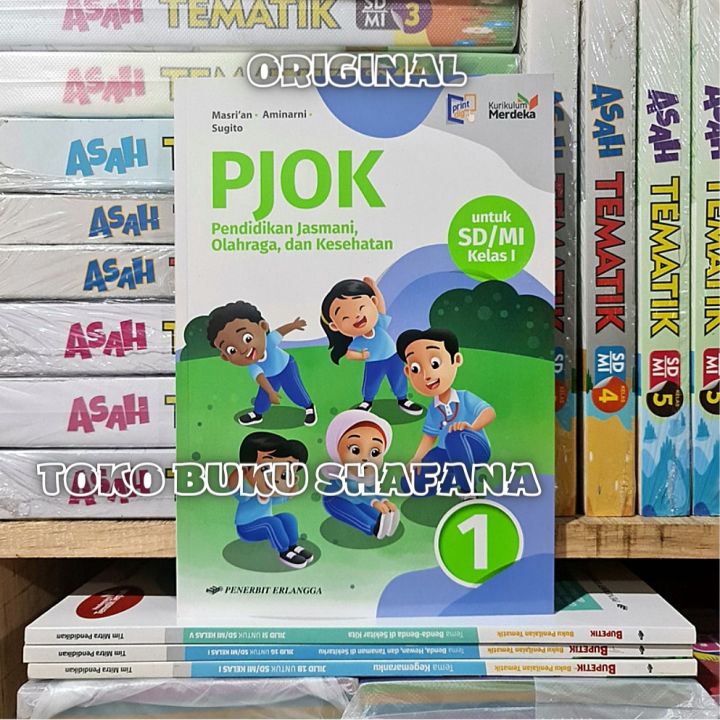 BUKU PJOK KELAS 1 SD/MI ERLANGGA KURIKULUM MERDEKA TERBARU ...