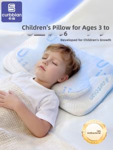Curbblan | Orthopedic Sleeping Aids Pillows for Children 3-6 Years Memory Foam