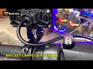Bracket Braket Penjepit Lampu LED Tembak Sorot Stang Motor Sepeda Mobil BRAKET STANG Kereta