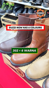 Guzzi 302 High cut Pull On safety boots SIRIM DOSH APPROVED