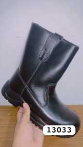 Original Hammer Kings Normal Safety Shoes High Cut Pull-up Steel Toe Cap Leather Working Shoes 13033