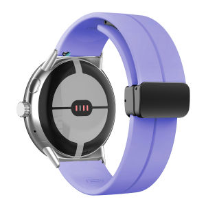 Dây Đeo Silicon Cho Google Pixel Watch 3 45mm Tương Thích Với 1 2 3 41mm Phụ Kiện Vòng Đeo Tay Từ Tính