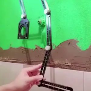 Penggaris Mal Keramik Multifungsi 6 Sudut dan 12 Sudut Expander