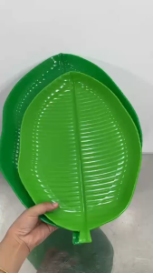 320 Big Inasal Plate Fruit Tray Leaf Tray Boodle Dish Tray Serving Tray Inasal Christmas Platter Party
