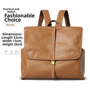 BATYLANLO | Fashionable Womens Leather Backpack headlayer cowhide