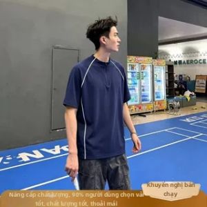 ZHUOCAN | Áo Thun Bán Túi Kéo Icy Silk Chống Ẩm Nhanh