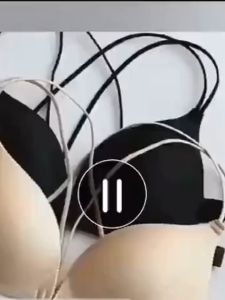 💥[B009] Áo bra su CÀI TRƯỚC có đệm BÀN TAY mềm mịn phối dây chéo siêu gợi cảm - L2M