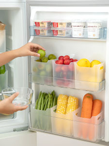 MRUN | Refrigerator Door Storage Organizer Refrigerator Side Storage Box Food Grade