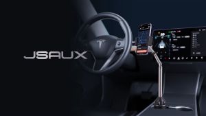 JSAUX Multi Adjustable Car Cup Holder Phone Mount Aluminum Stand Compatible with iPhone Samsung Huawei LG Xiaomi