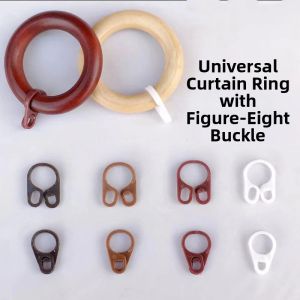 MINGRENBANG | Wooden Roman Rod Curtain Rings