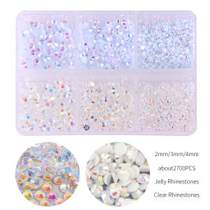 3000pcs Flatback Rhinestones for CraftsPurple AB Crystals RhinestoneResin Flatback Rhinestones Glitter Gems Nail Rhinestone