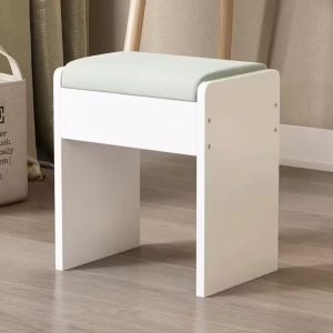 Influencer-style ins fashion makeup stool for home use light luxury Nordic style cute girls dressing table manicure makeup stool.