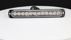 KEVANLY | 1/2pcs Truck Grid Flash Side led strobe 24V 12LED Tail Rear Lamp Turn Stop Brake Signal Lights White/Yellow Trailer Beacon Lamp