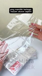 (1 Ikat) Plastik AA 10x20 Kantong Bening Tipis Bungkus Sambal Gula Terigu Tepung Sayur Kertas Fotocopy