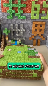 [HỎA TỐC] 20 Khối Nam Châm Minecraft Đồ Chơi Sáng Tạo Cho Bé