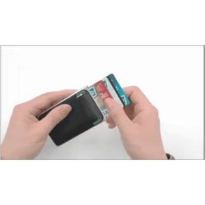 MEN WALLET CARD HOLDER  METALLIC SLIM POP UP WALLET  RFID BLOCKING BIRTHDAY GIFT FOR MEN