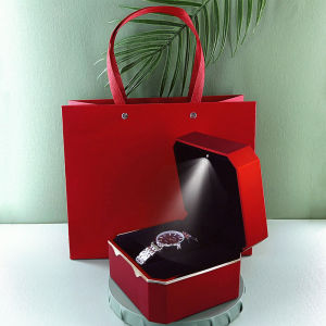 Red High-end LED Watch Box