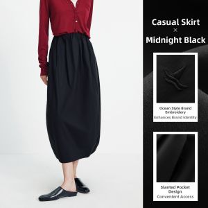 Navigare | Simple and Versatile Casual Half Skirt