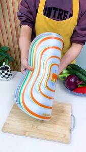 Flexible Cutting Board Non Slip Chopping Board Soft PP Material Waterproof Easy Clean Kitchen Vegetable Meat Fruit Mat