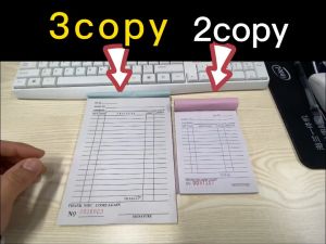 50/60 Pages 2/3COPY Delivery Receipt Wholesale Price Carbonized Paper Receipt Resibo Duplicate Order Slip Receipt 32K/64k Receipt Resibo With Carbon Carbon Paper