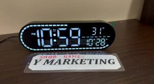 9009 Digital New design Loud Alarm Clock Display And Wall Hang