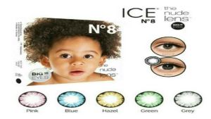 Paket Lengkap Softlens ICE N8 & BIG EYES 16mm