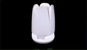 (ฟรีไมโครโฟน WS858)หลอดไฟ LED ทรงใบพัด พับได้ Fan Blade LED Bulb 4+1ใบ 28W