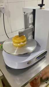 JD JINDIN Cake Making Machine Automatic cake turntable Birthday Cake Cream Machine Spatula Smoothing Machine
