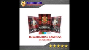 Buku Tulis Sidu Big Boss Campus Isi 36 Lembar / Bigboss Campuss 36 Lbr / Buku Ukuran Boxy B5 36