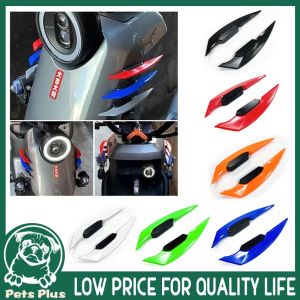★Same Day Shipping★ 1 Pair Universal Motorcycle Winglet Aerodynamic Spoiler Wing Motorcycle Scooter Decoration Sticker Motor-Winglet