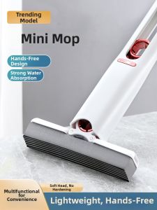 Mini Handheld Sponge Mop No-Water-Needed Household Desktop Cleaning Tool Bathroom Lazy Desk Wiping Tool Multi-Functional