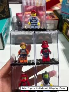 Stackable Acrylic Display Box for Building Blocks Figures Stand MOC Building Blocks Model Collection Showcase Children Toys Gift