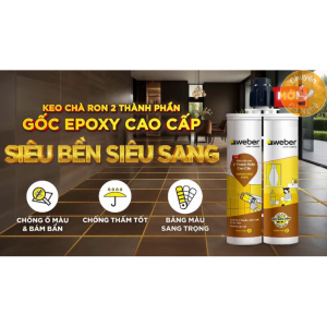 Keo Chà Ron 2 Thành Phần Cao Cấp Weber thương hiệu Pháp - Hàng chính hãng