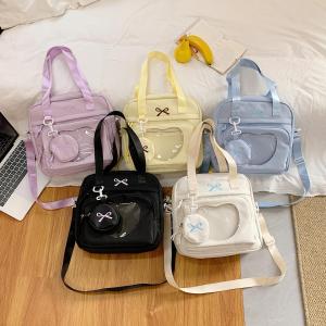 Japanese Style Transparent Large Capacity Crossbody Shoulder Bag