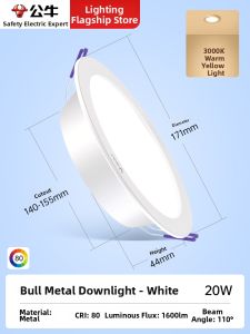Bull | High Brightness Large Power Commercial Ceiling Light