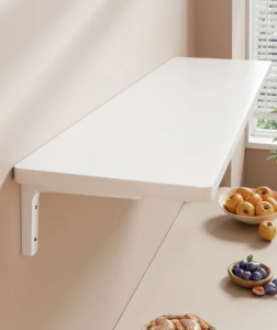 MUGG | Wall Mounted Living Room Shelf Solid Wood One-Line Plank