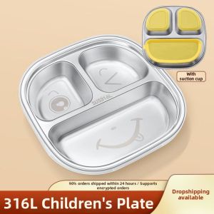 Baby Food Grade 316 Stainless Steel Suction Plate