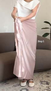 Rok Lilit Satin Navy Dan Aneka Pilihan Warna Lainnya