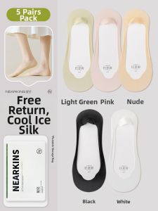 NEARKINS | Breathable Cotton Bottom Slip-Proof No-Slip Ankle Socks