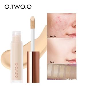 Kem Che Khuyết Điểm Dạng Lỏng O.TWO.O Full Coverage 7ml Chống Nước Lâu Trôi Làm Lớp Nền Trang Điểm Cho Vùng Quầng Thâm Mắt Mọi Loại Da