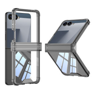 szhaiyu | Four-corner Anti-drop All-inclusive Hinged Transparent Phone Case for Samsung Galaxy Z Flip 8 7 6 5 Flip7 FE Shcokproof Cover