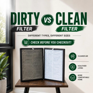 ONE HOME Replacement HEPA Filter of Air Purifier Indoor Sterilization HEPA+Carbon Filter