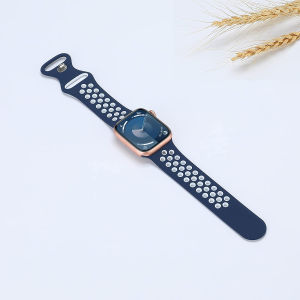 Sport Strap for Apple Watch Ultra 2/Ultra 49mm 45mm 41mm 44mm 40mm 42mm 38mm Women Men iWatch Silicone Band for Apple Watch Series 9 8 7 6 5 4 3 2 1 Series SE SE2