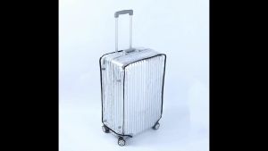 PVC Transparent Bag Dust-Proof Cover Water Tank Bag Luggage Accessories Do Not Remove the Bag Rain Cover