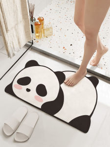 Thảm Phòng Tắm Thấm Hút Nước an Toàn Không Trượt Thiết Kế Hoạt Hình Dễ Thương Thảm Cửa Phòng Tắm Thảm Nhà Tắm Bằng Vật Liệu Sợi Polyester