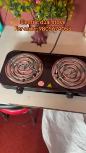 COD STARLUX Kompor Listrik 2 Tungku Hemat Listrik Low Watt Portable Coil Hot Plate 2000W SHP-5813