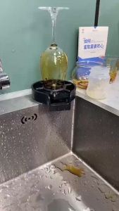 Bộ rửa ly cốc gắn chậu rửa chén Áp suất mạnh vòi phun nước tự động