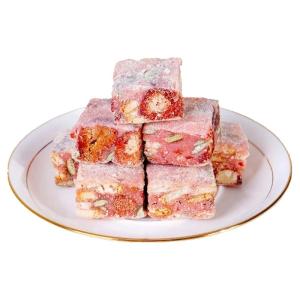 ZHENSHANGZUI | Strawberry Goats Milk Soft Chewy Snowflake Cookie Individual Packs